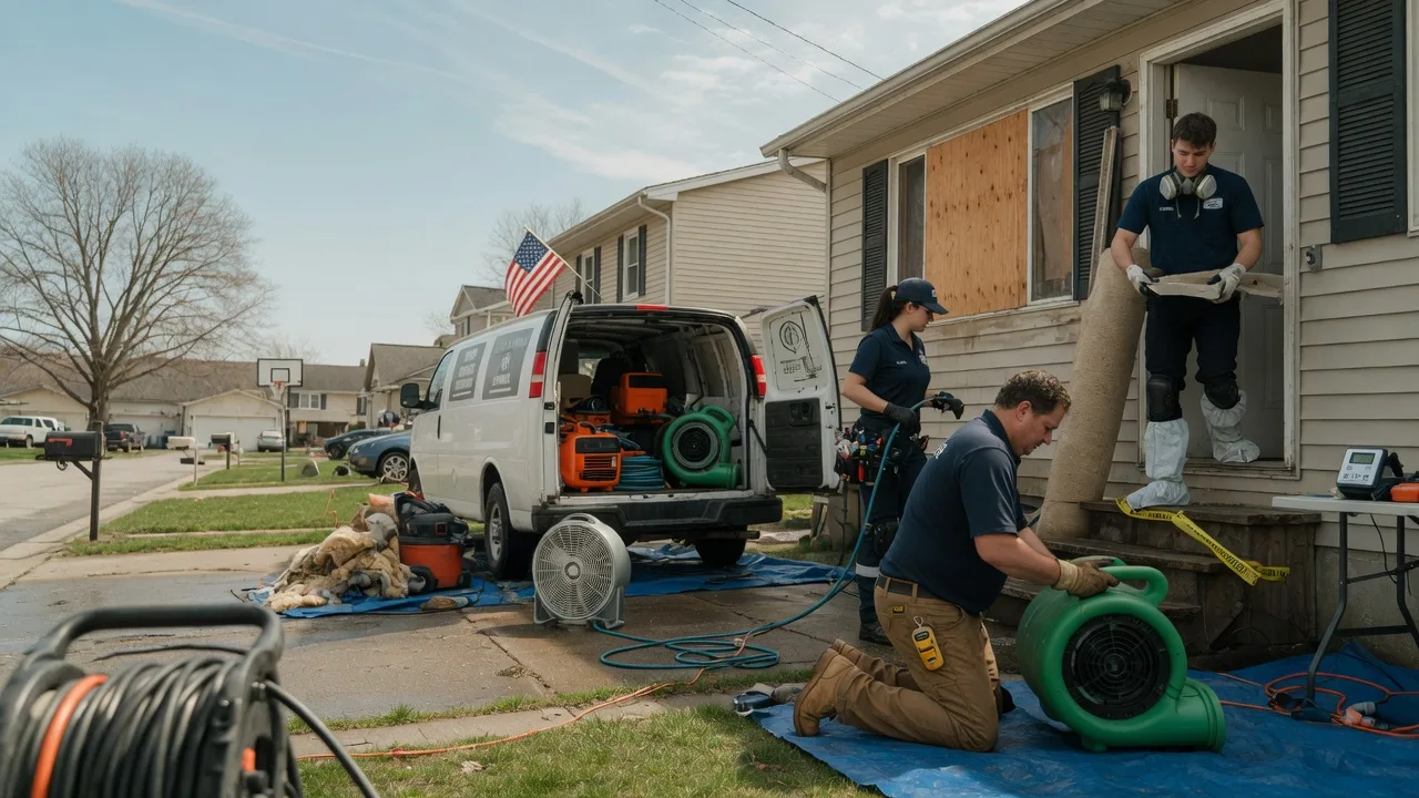 Water Damage Restoration in Whitestown, IN near me